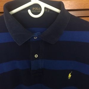 Polo Ralph Lauren Shirt Blue Striped Size XLT